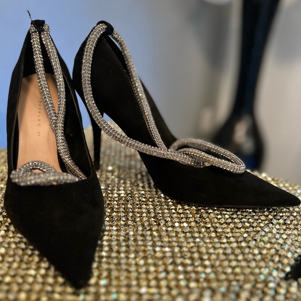 Zara Limited Edition Trafaluc Diamond Heels